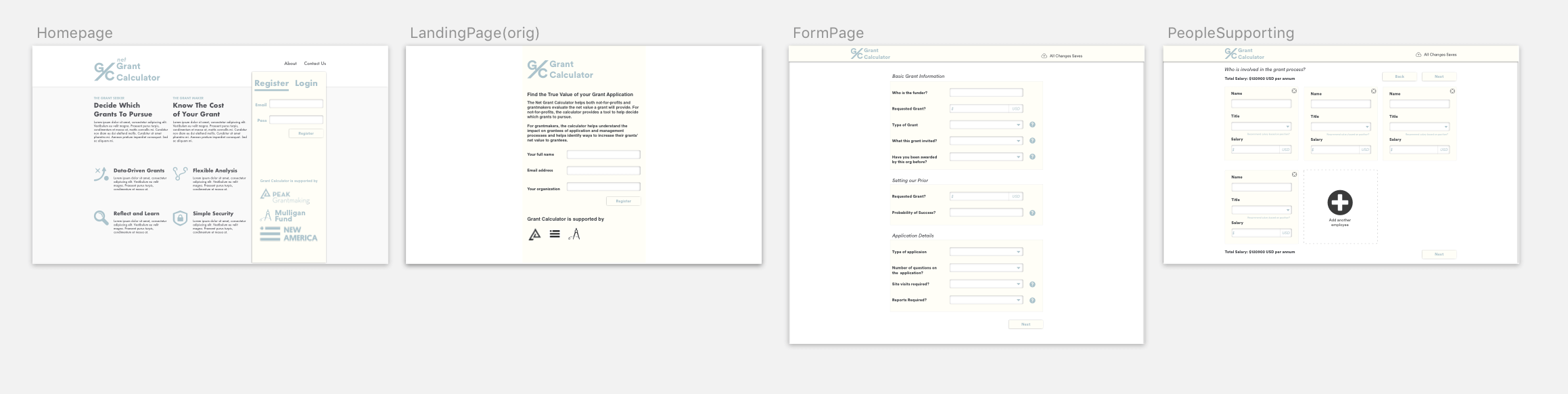 Wireframes